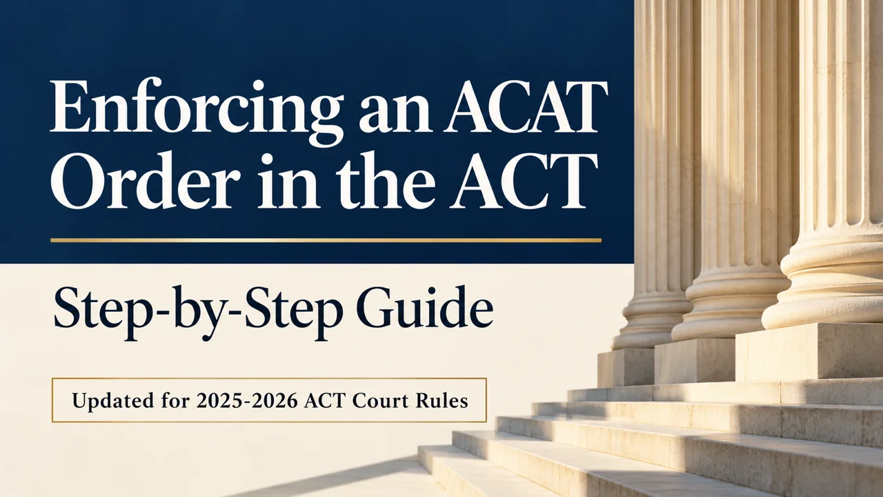 ACT ACAT Order Enforcement — Collect What You're Owed