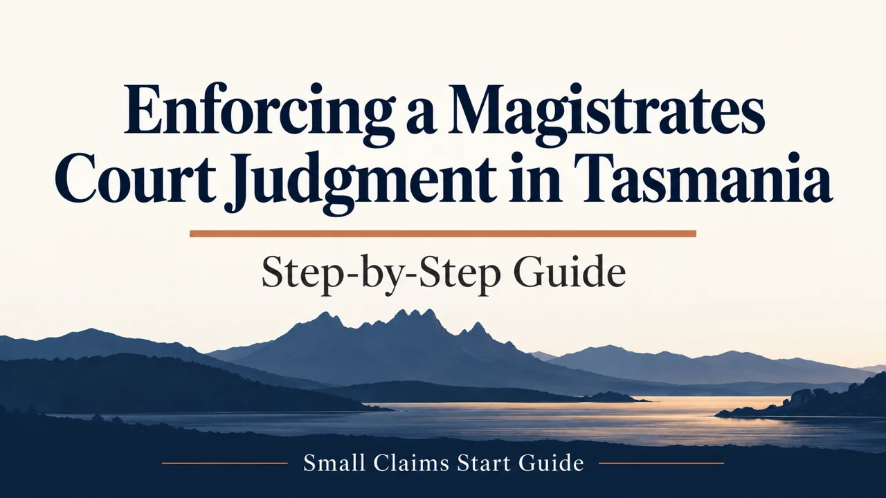 Tasmania Judgment Enforcement — Collect What the Court Awarded You