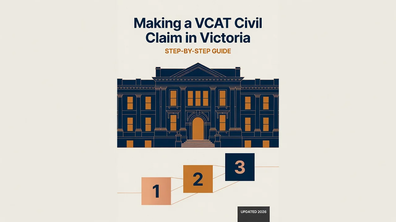 Victoria VCAT Civil Claim — File Without a Lawyer