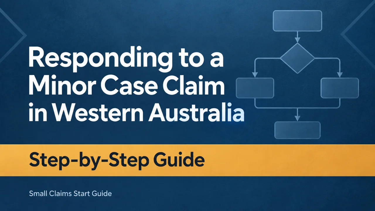 WA Minor Case Response Guide — Defend Without a Lawyer