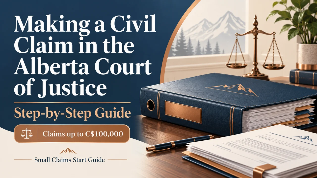 Alberta Civil Claim Guide — File Without a Lawyer