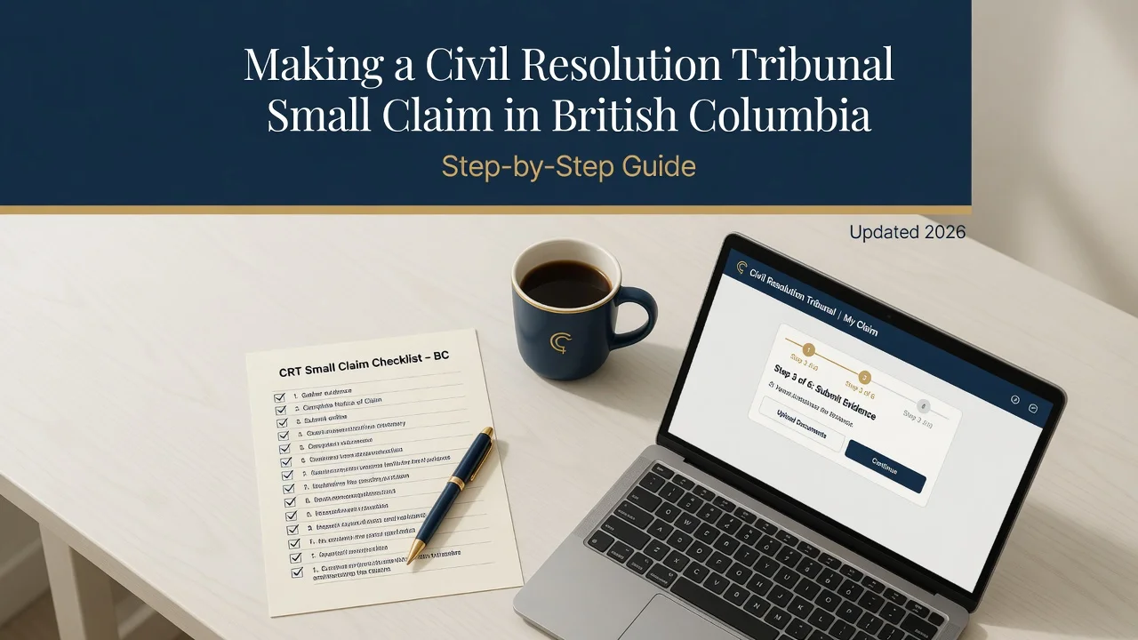 BC CRT Small Claim Guide — File It Right the First Time