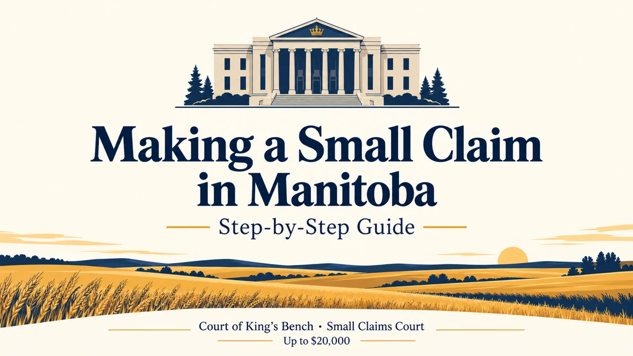 Manitoba Small Claims Filing — Your Step-by-Step Court Map