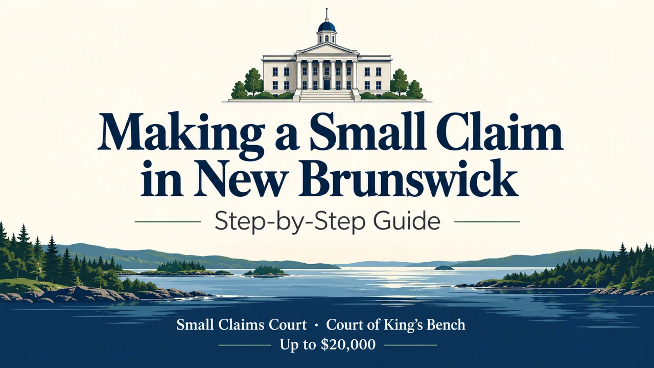 New Brunswick Small Claims Filing — Your Step-by-Step Court Guide