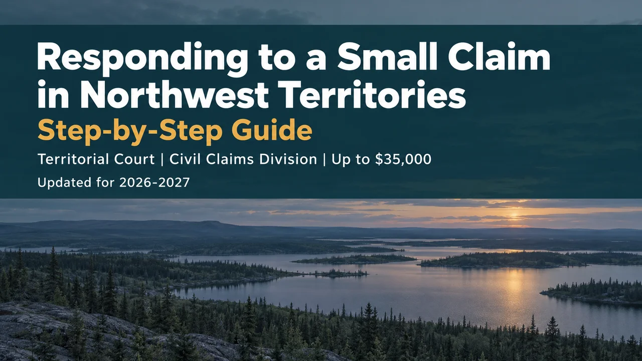 NWT Small Claims Response Guide — Your 25-Day Defence Plan