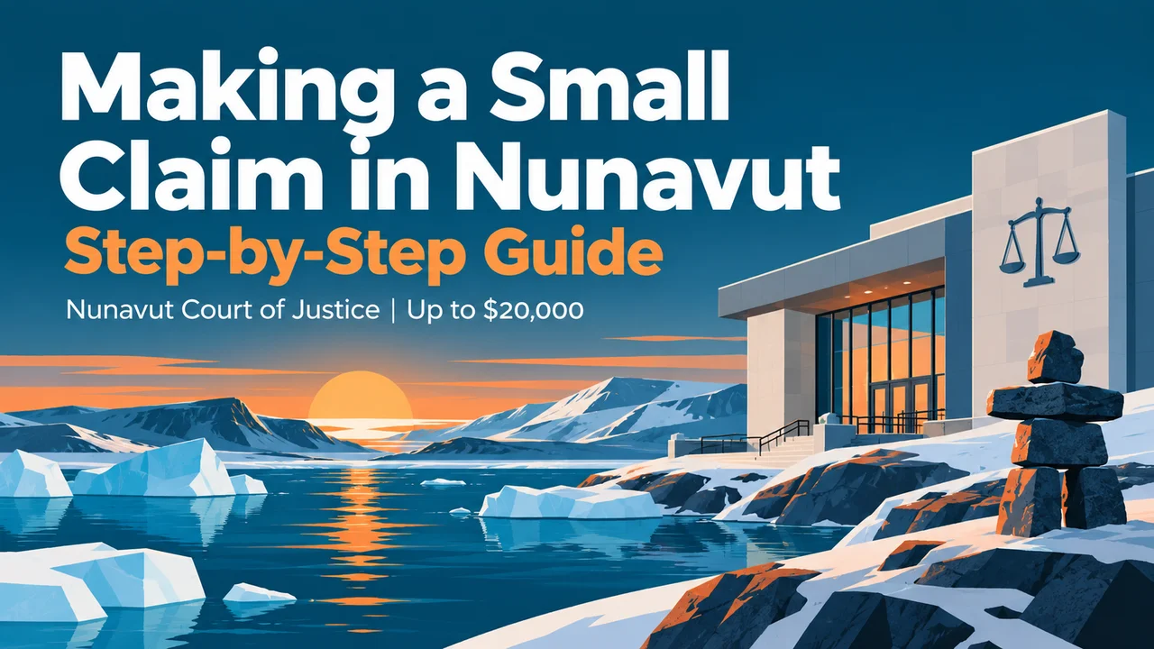Nunavut Small Claims Filing Guide — Demand Letter to Judgment