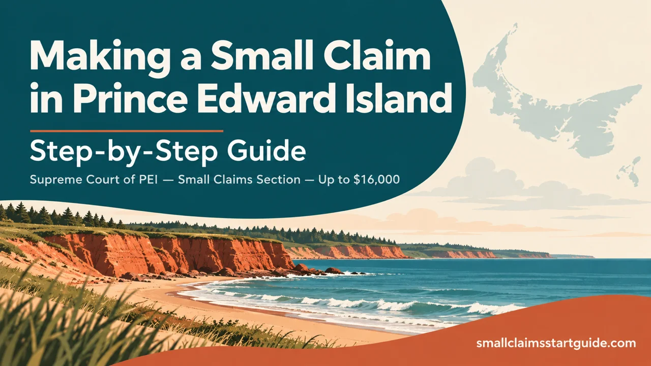 PEI Small Claims Filing Guide — From Demand Letter to Judgment