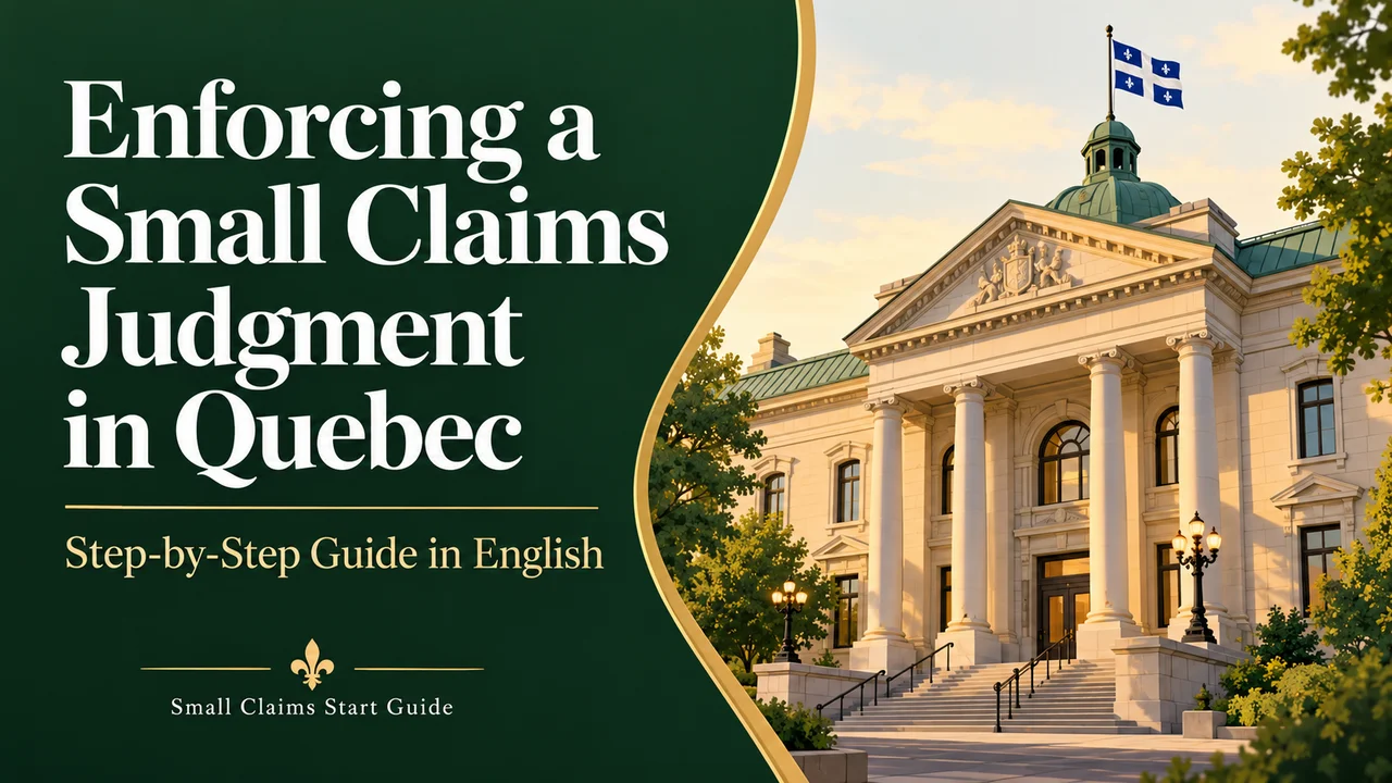Quebec Judgment Enforcement Guide — Collect What You're Owed