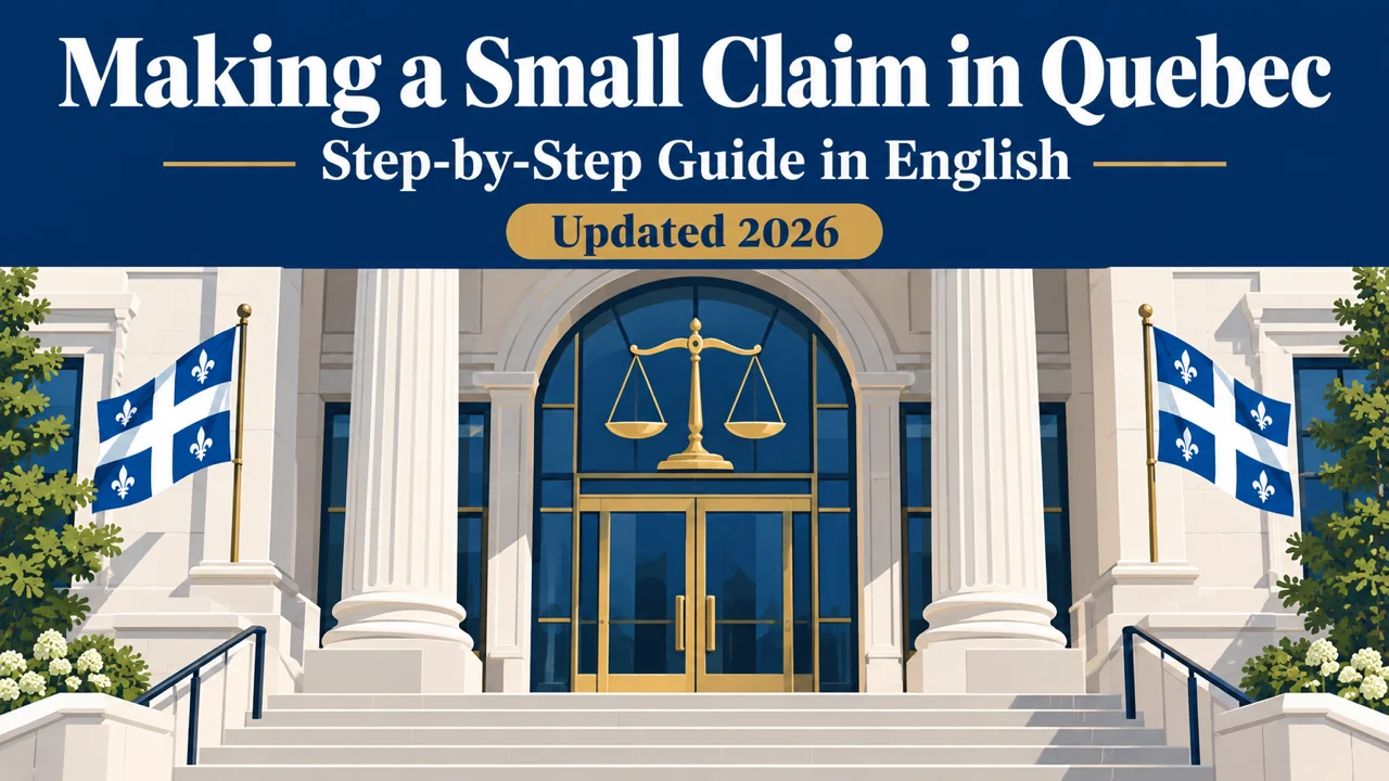 Quebec Small Claims Filing — Navigate the Court in English