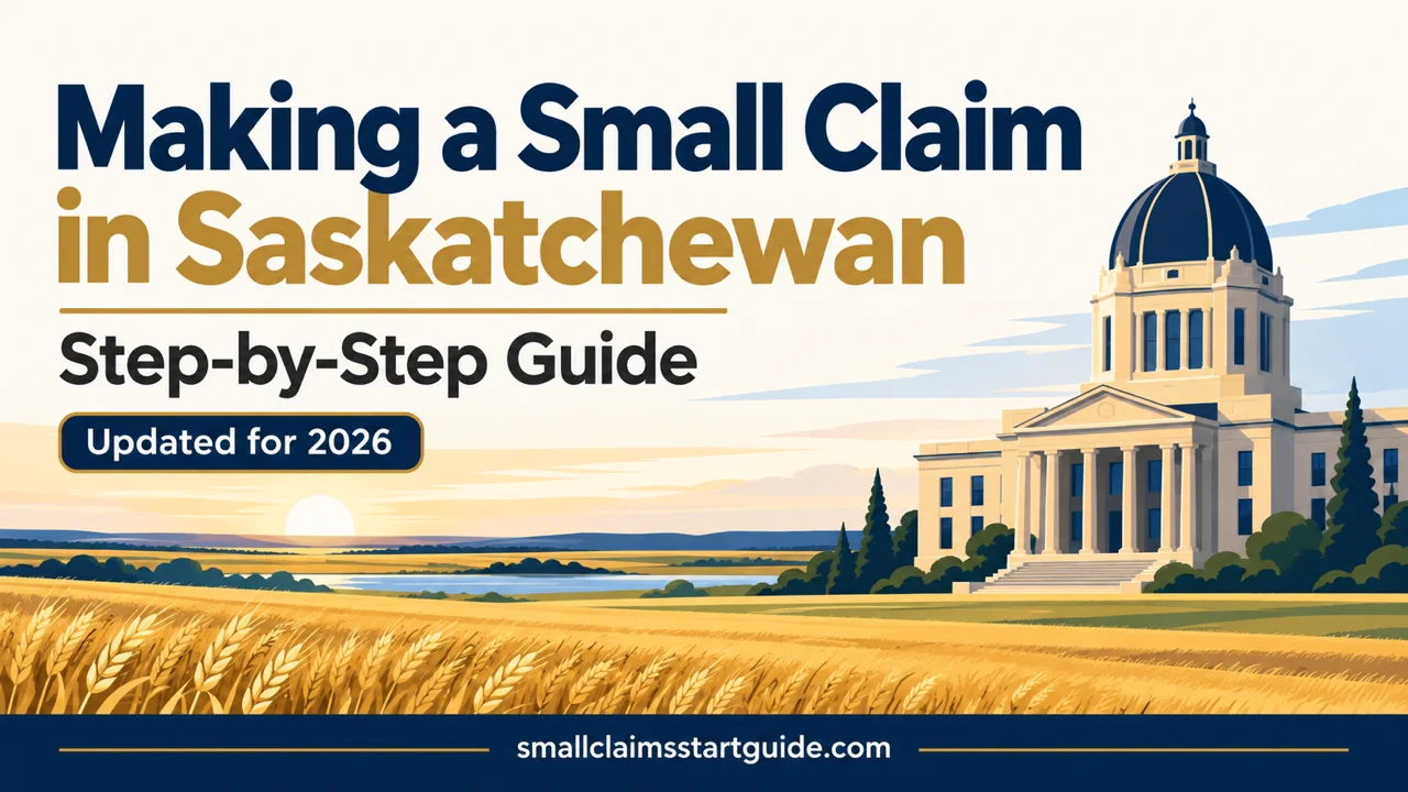 Saskatchewan Small Claims Filing — From Demand Letter to Hearing