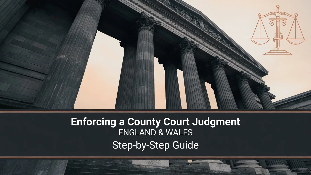 England & Wales CCJ Enforcement — Collect Your Judgment Step by Step