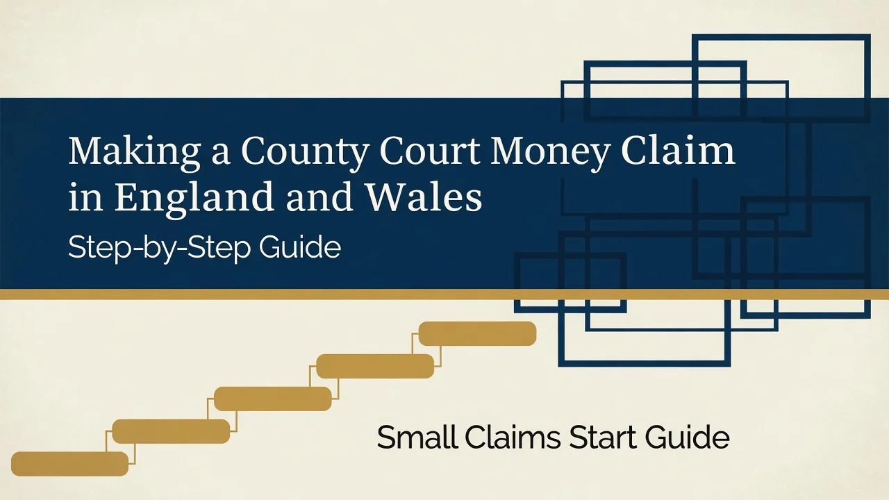 England & Wales Money Claim Guide — File Your County Court Claim Step by Step