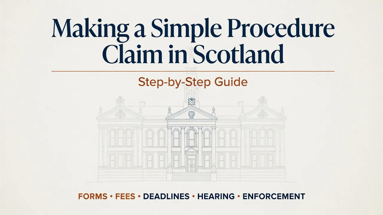 Scotland Simple Procedure Claim Guide — File in the Sheriff Court