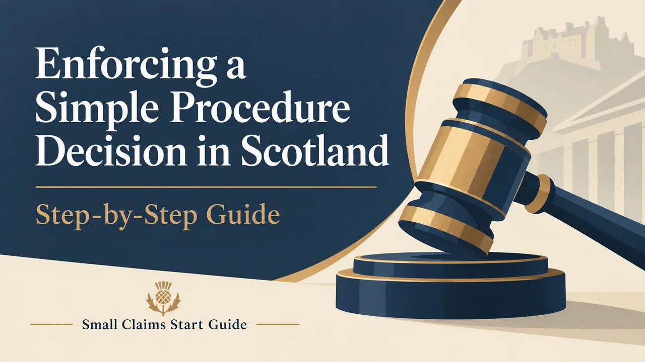 Scotland Simple Procedure Enforcement Guide — Collect Your Judgment