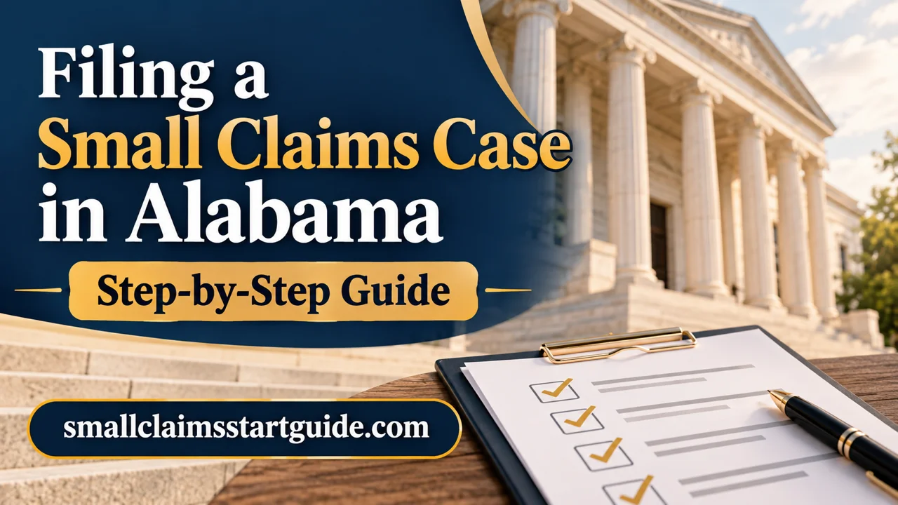 Alabama Small Claims Filing Guide — File Your Case Step by Step