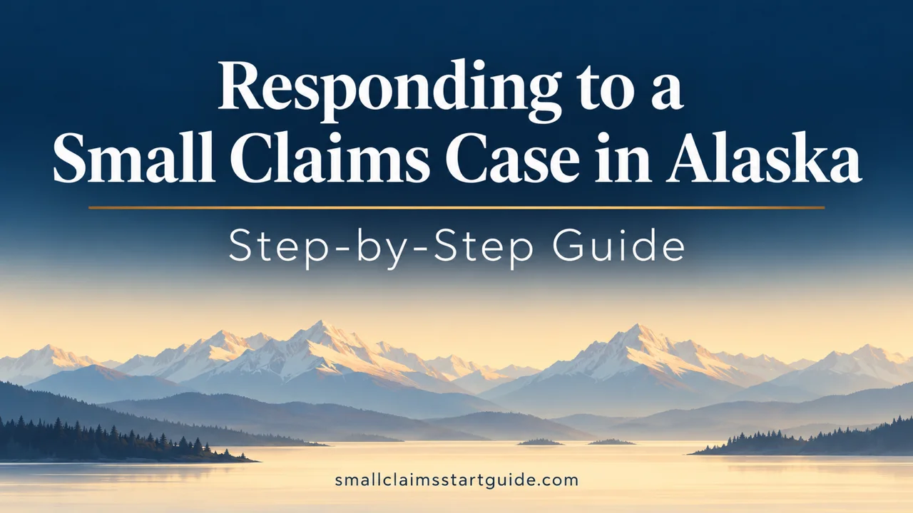 Alaska Small Claims Response Guide — Defend Your Case Step by Step