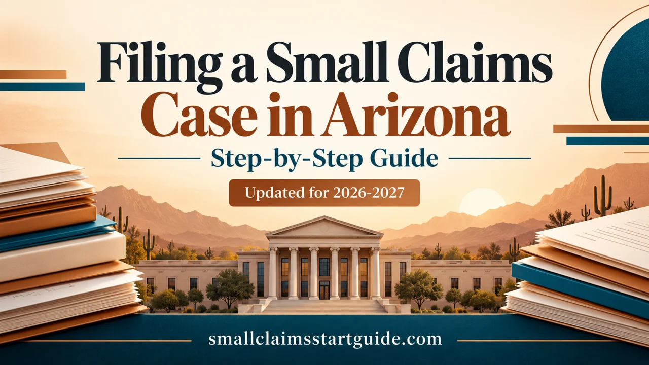 Arizona Small Claims Filing Guide — Every Step from Demand Letter to Hearing
