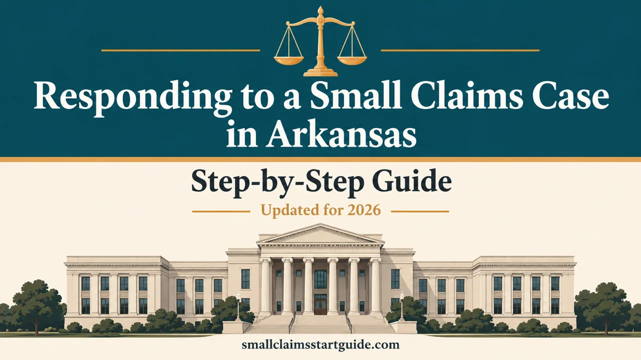 Arkansas Small Claims Response — Served With Papers? Your Next Steps