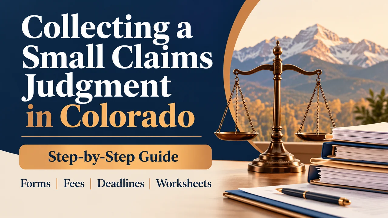 Colorado Judgment Collection Guide — Enforce Your Small Claims Award