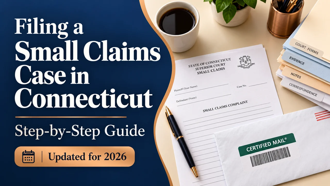 Connecticut Small Claims Filing — Serve First, File Second, Done Right