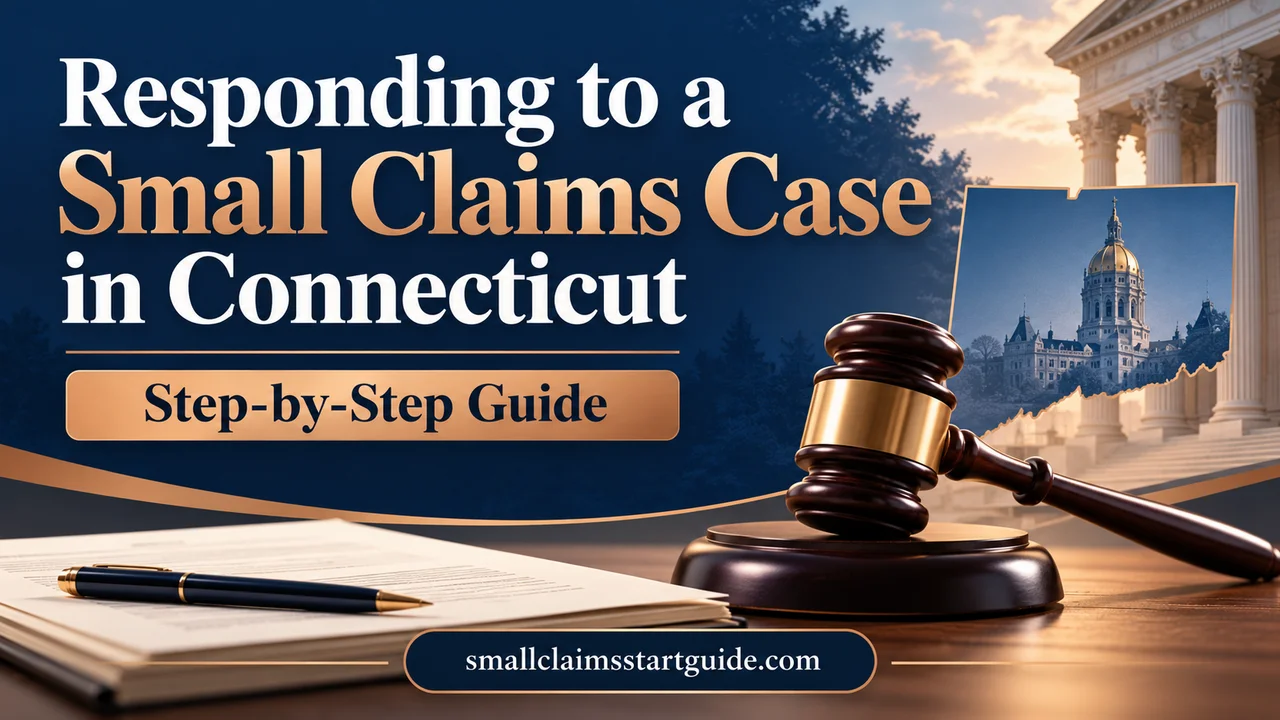 Connecticut Small Claims Response — Deadline, Forms & Hearing Prep