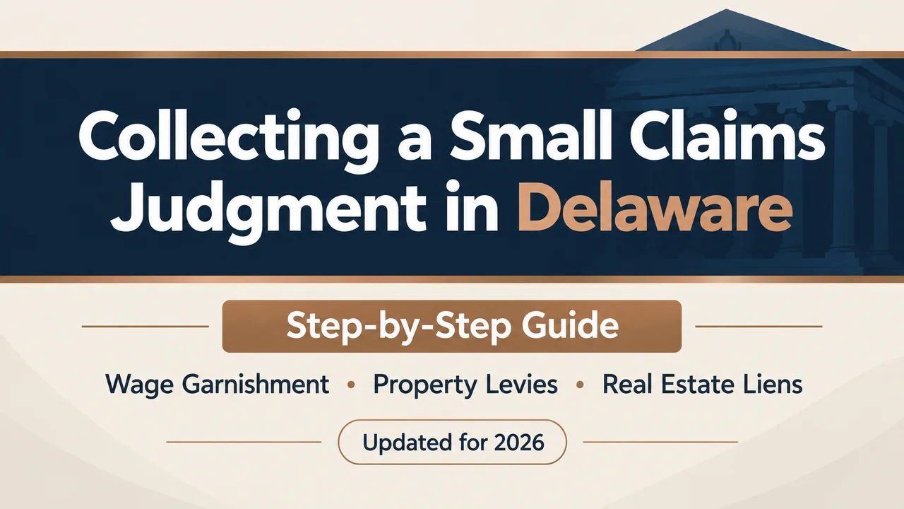 Delaware Judgment Collection — Enforce Your Small Claims Award