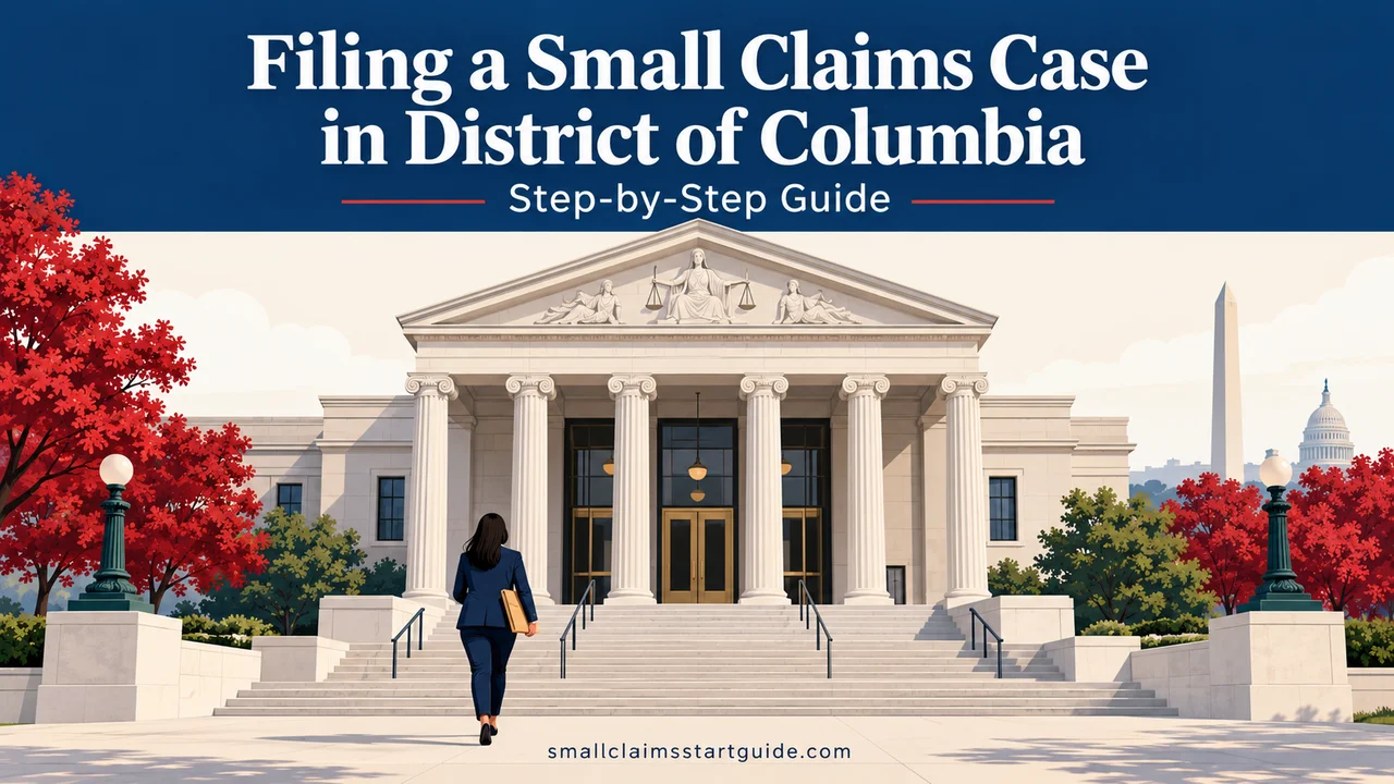 DC Small Claims Filing Guide — File Your Claim Step by Step