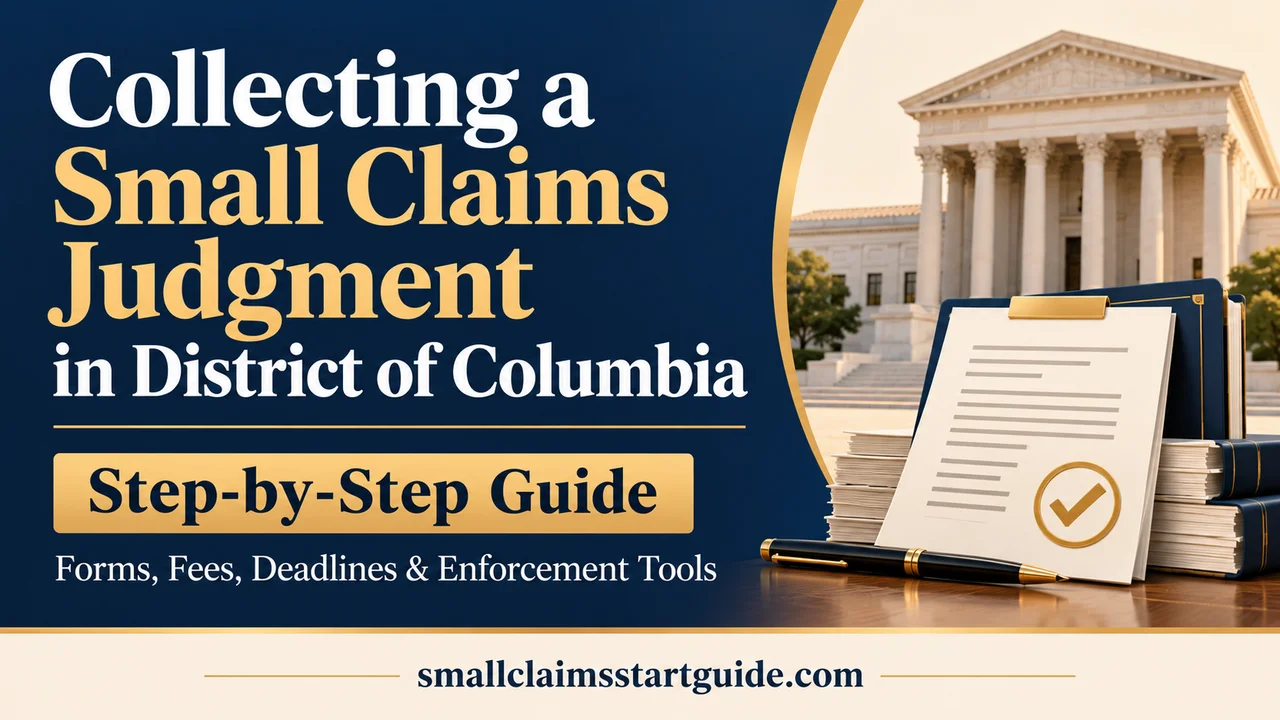DC Small Claims Judgment Collection — Your Step-by-Step Enforcement Roadmap