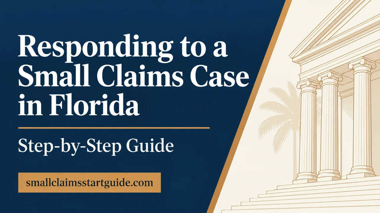 Florida Small Claims Response Guide — Served? Here's Your Next Move
