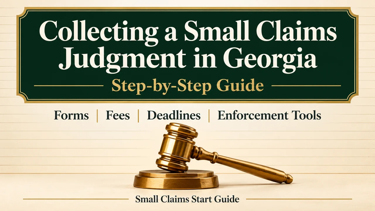 Georgia Judgment Collection Guide — Get the Money You Won