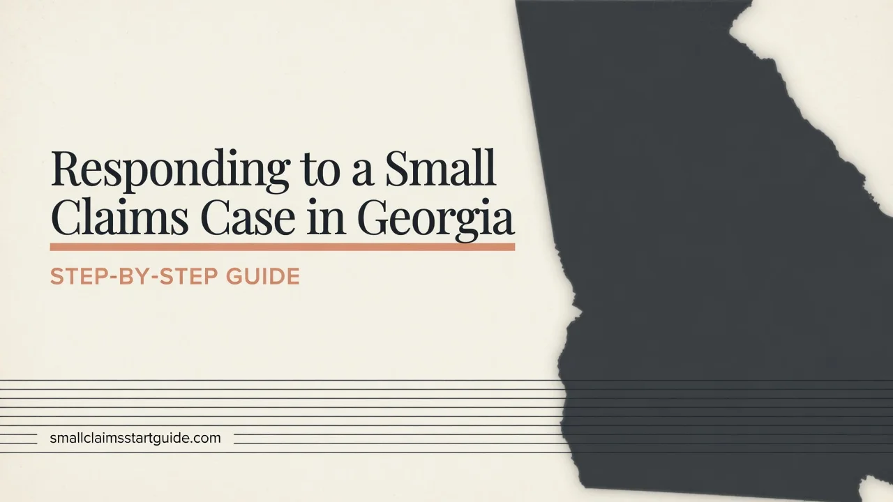 Georgia Small Claims Response Guide — Know Your Deadline, File Your Answer