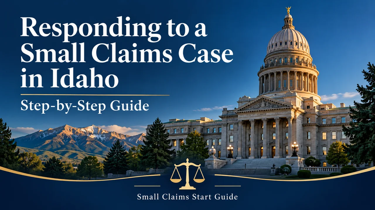 Idaho Small Claims Response Guide — Meet Your 21-Day Deadline, Step by Step
