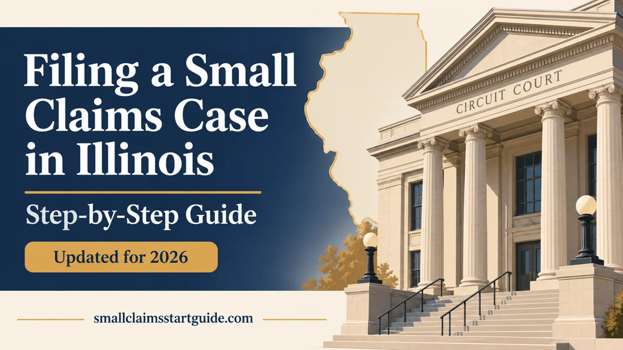 Illinois Small Claims Filing Guide — Forms, Fees, Service and Hearing Steps