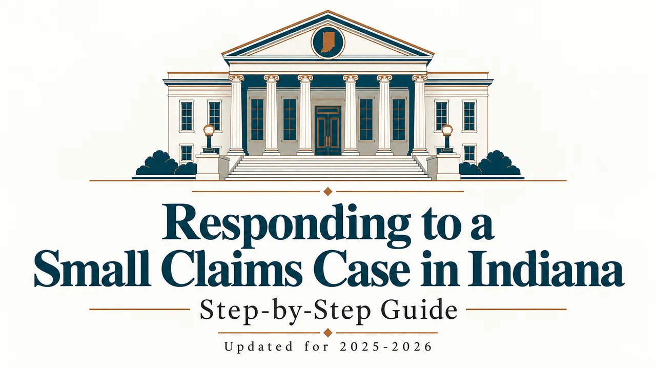 Indiana Small Claims Response — Your Step-by-Step Court Roadmap