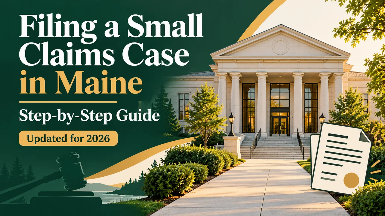 Maine Small Claims Filing Guide — File Your Case Step by Step