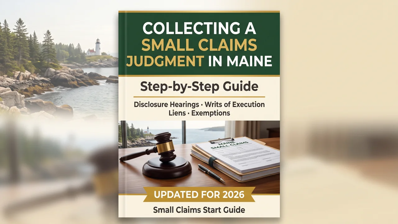 Maine Small Claims Judgment Collection — Enforce and Collect Step by Step