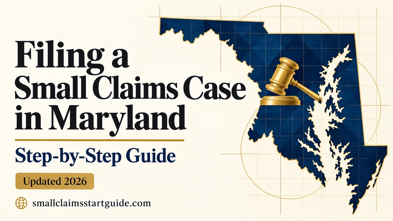 Maryland Small Claims Filing — Your District Court Roadmap