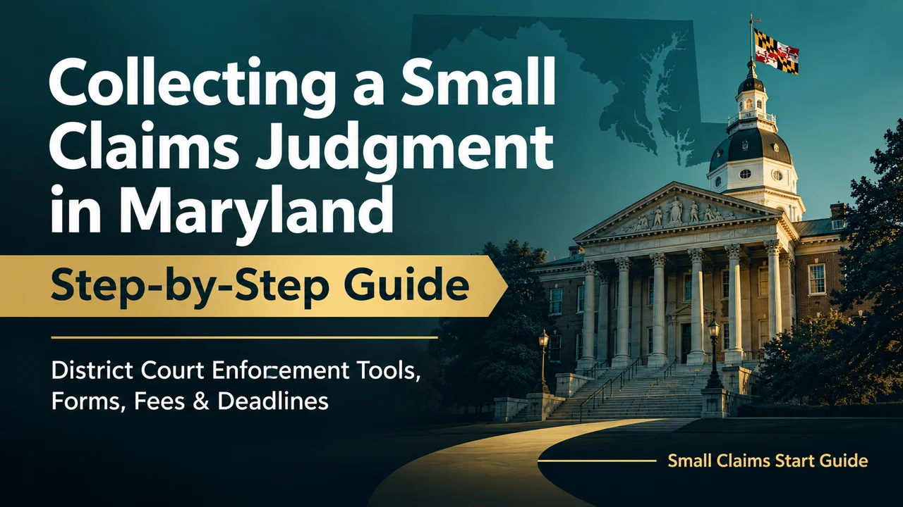 Maryland Judgment Collection Guide — Turn Your Verdict Into Money