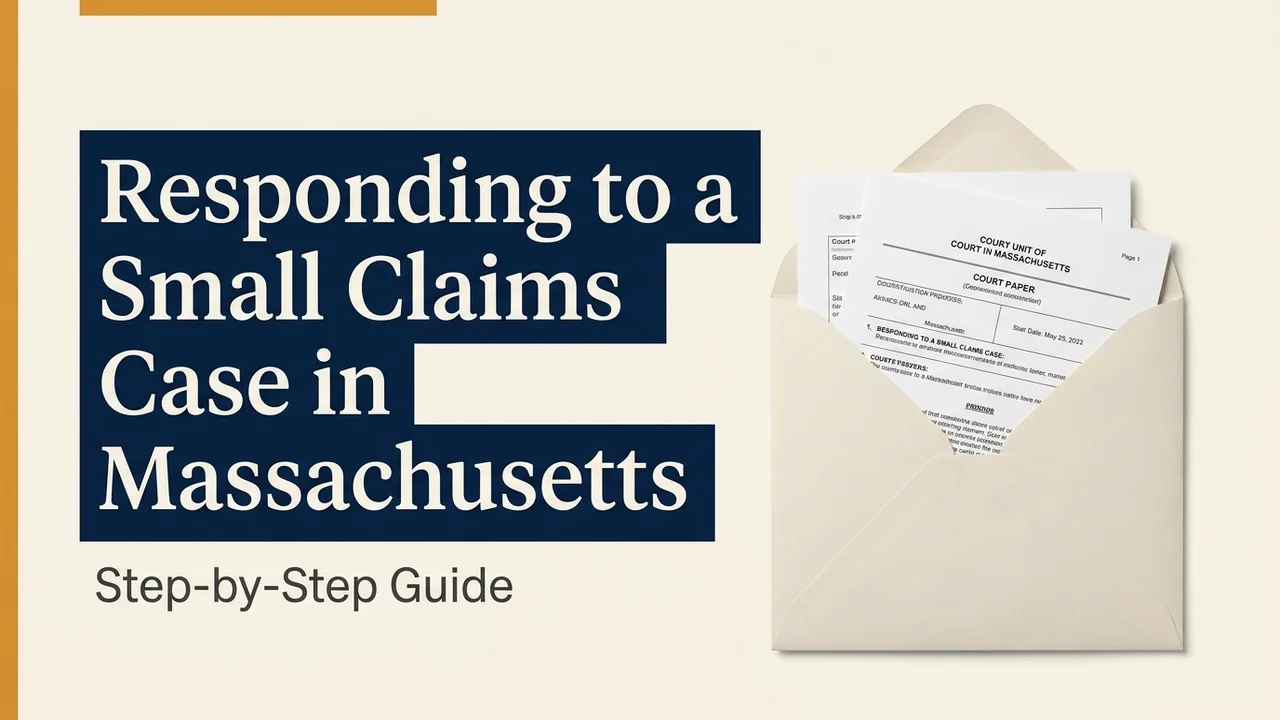 Massachusetts Small Claims Response — Your Step-by-Step Defence Roadmap
