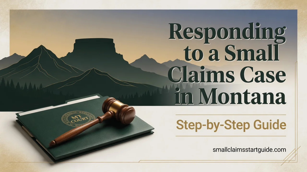 Montana Small Claims Response Guide — Deadlines, Options and Hearing Prep
