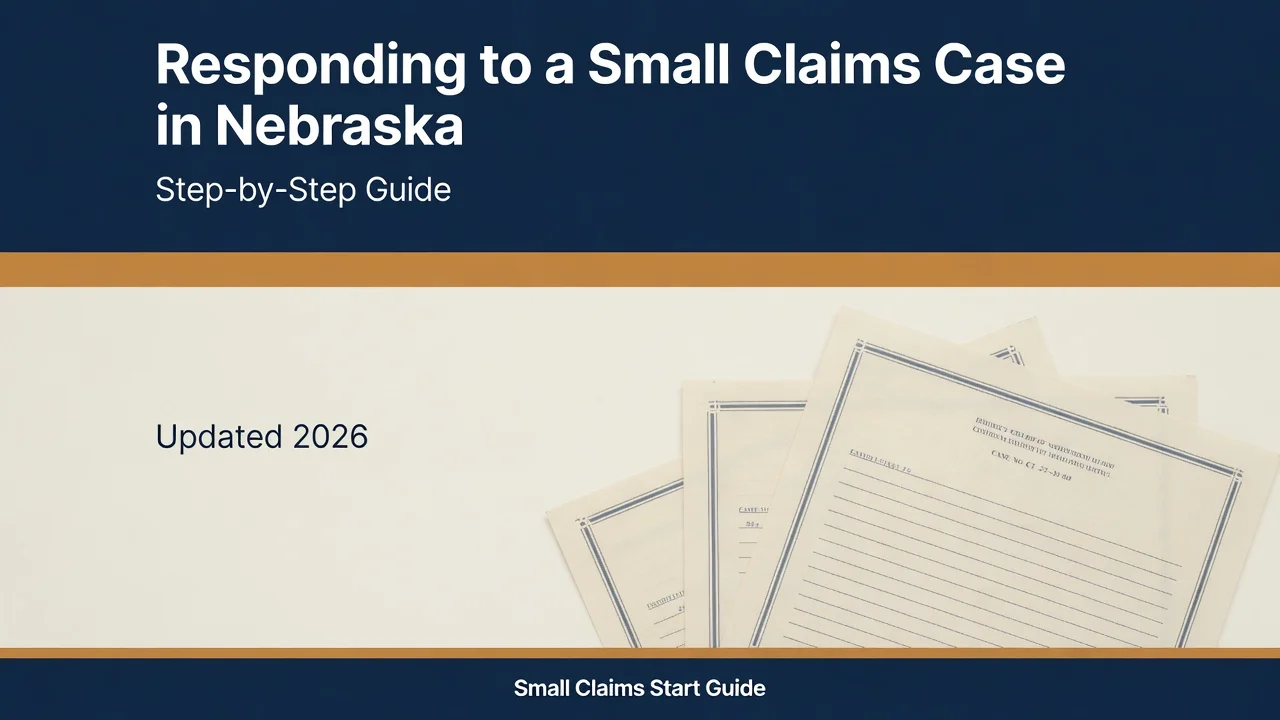 Nebraska Small Claims Response — Your Step-by-Step Hearing Guide