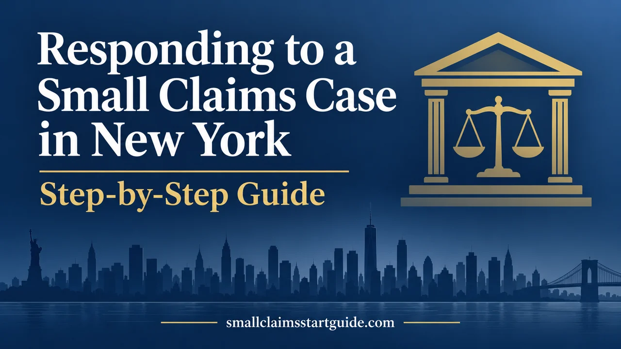 New York Small Claims Response Guide — Your Hearing, Your Options