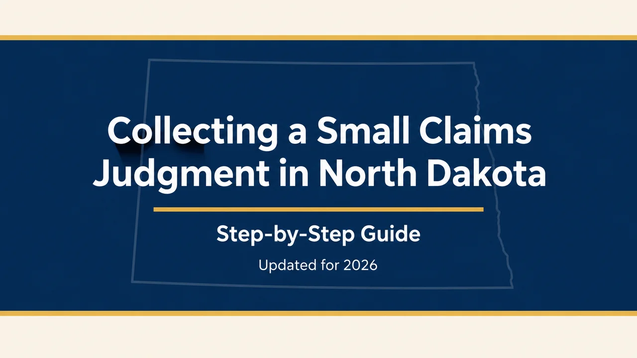 North Dakota Judgment Collection — Enforce Your Small Claims Award
