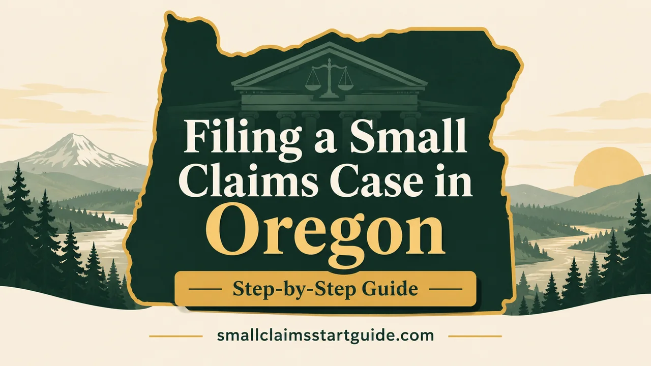 Oregon Small Claims Filing — Every Step, One Sequence