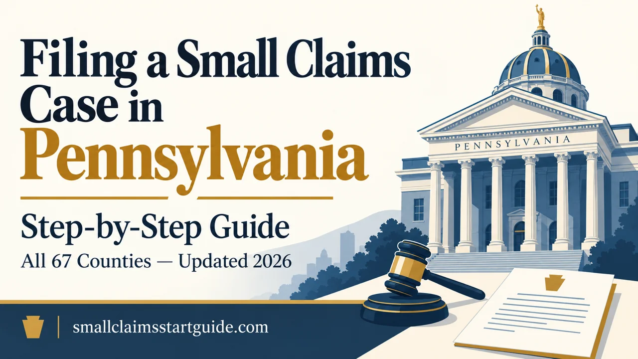 Pennsylvania Small Claims Filing — Forms, Fees, Service and Hearing Steps