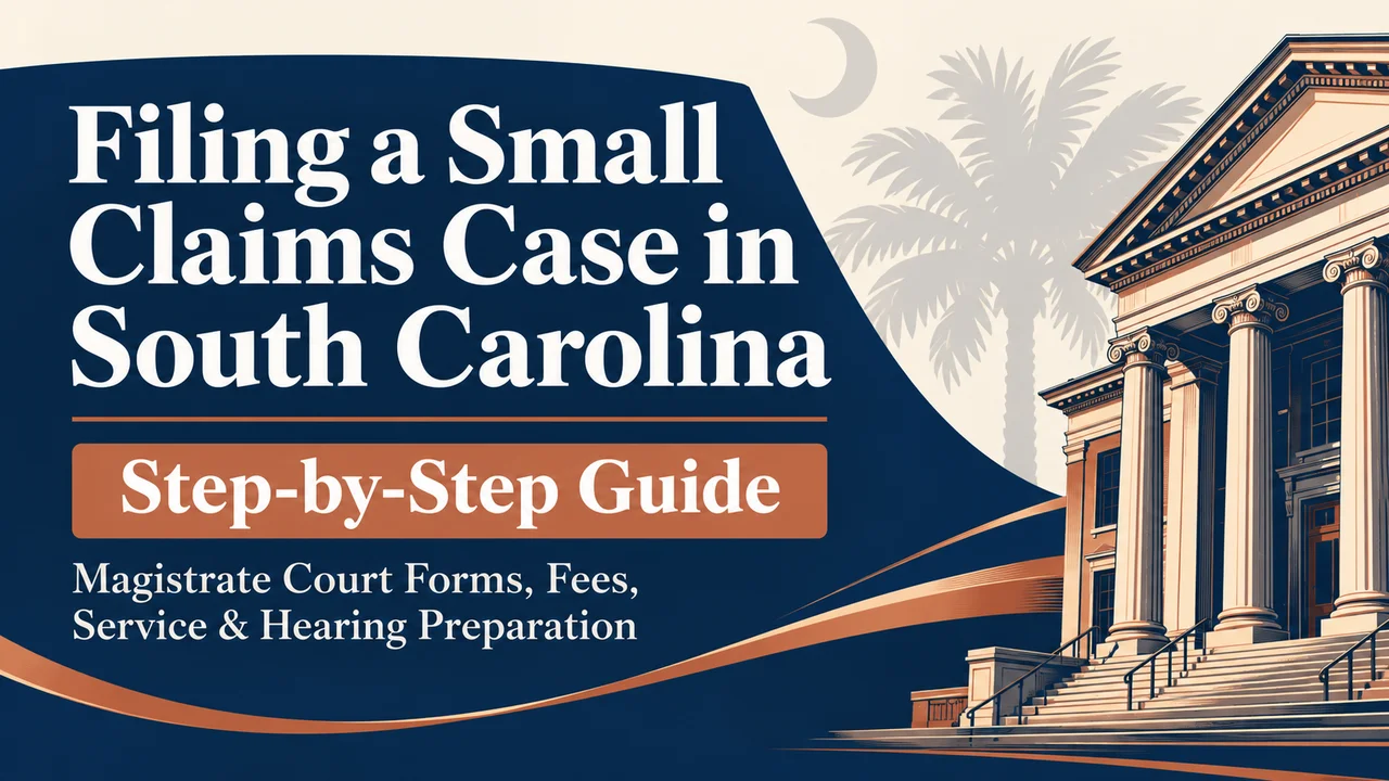 South Carolina Small Claims Filing — Your Step-by-Step Magistrate Court Roadmap