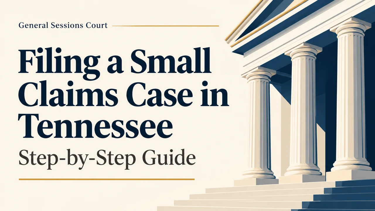 Tennessee Small Claims Filing — General Sessions Court Guide