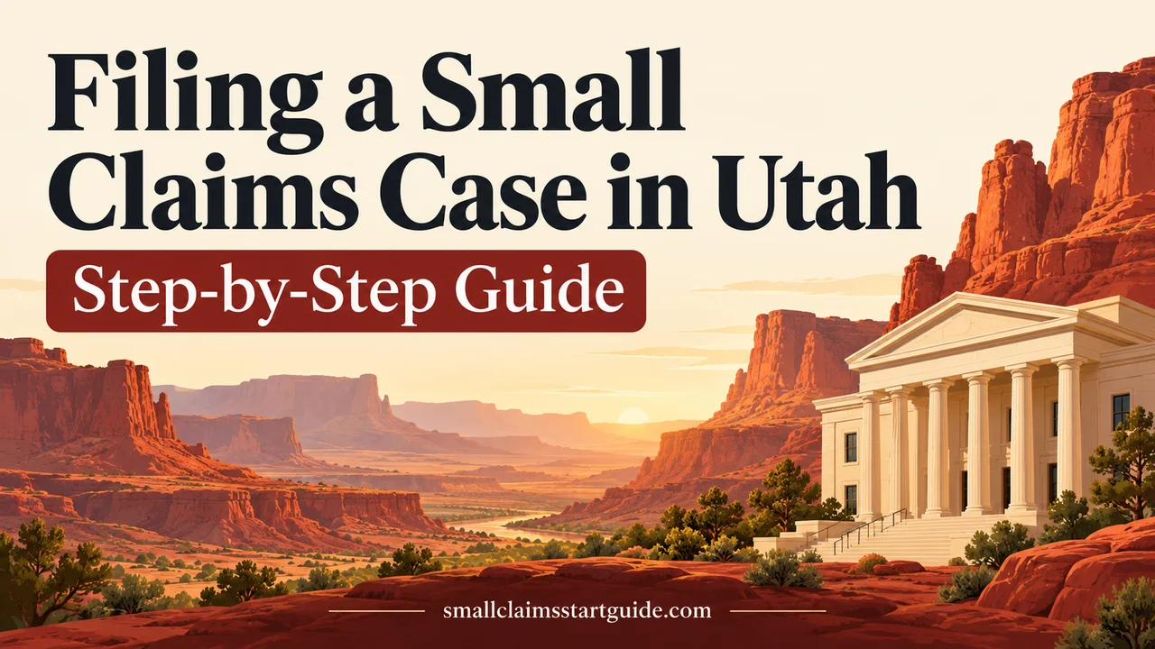 Utah Small Claims Filing Guide — Forms, Fees, ODR and Hearing Steps