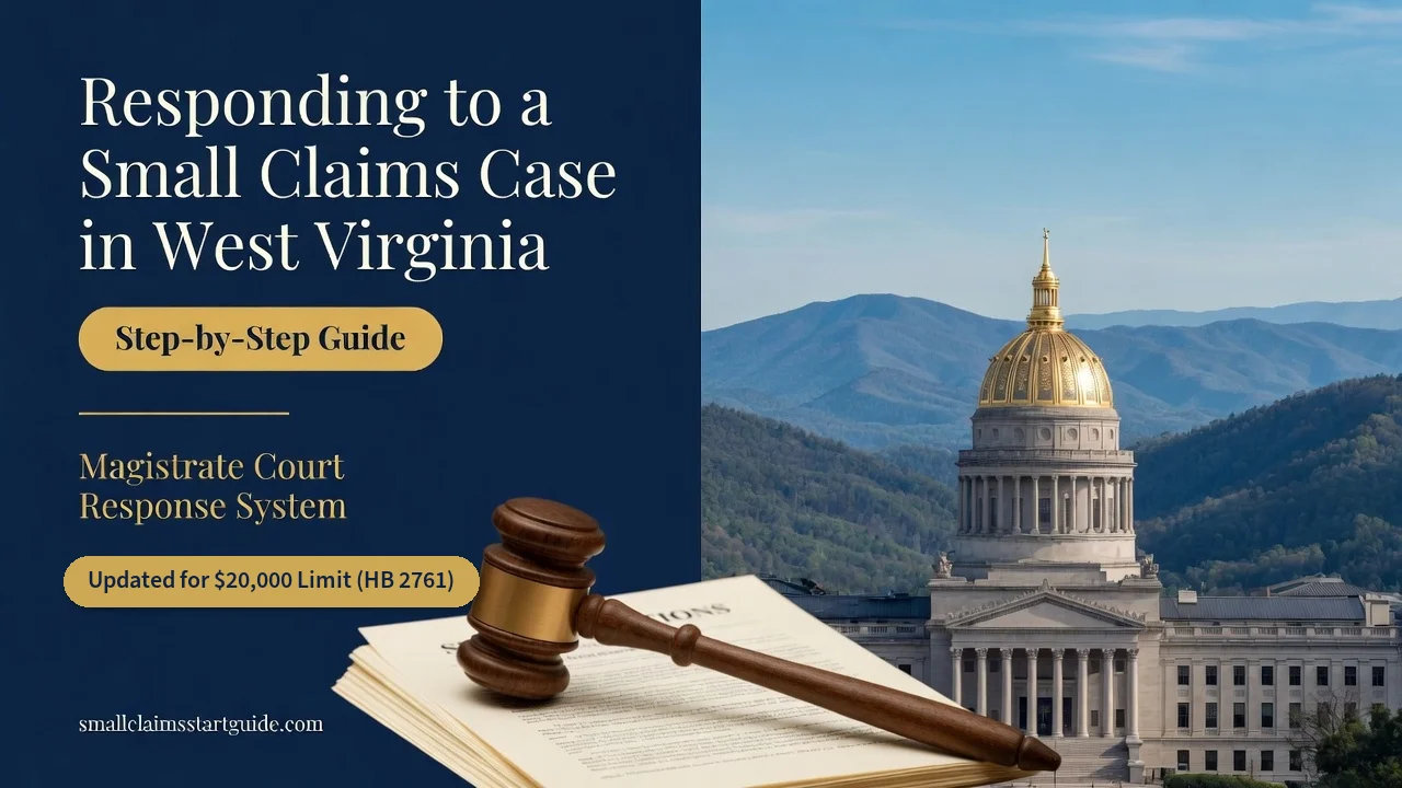 West Virginia Small Claims Response — Beat the 20-Day Clock