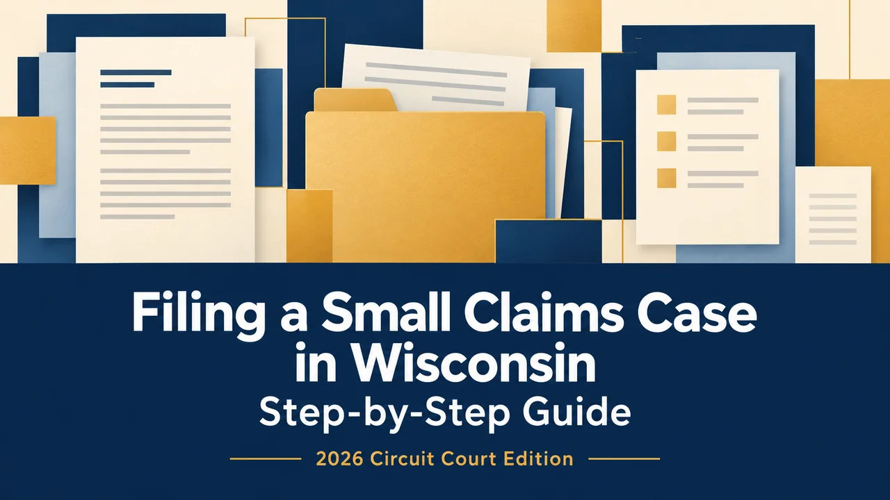 Wisconsin Small Claims Filing — Your Complete Step-by-Step Roadmap